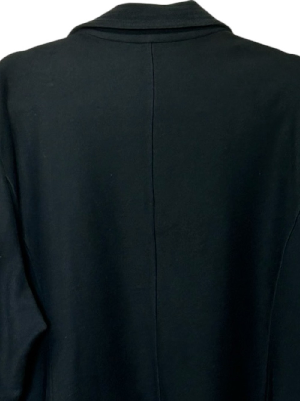 Eileen Fisher Minimalist Black Jacket Casual Luxury Dark Academia Cotton 1X - Picture 6 of 7